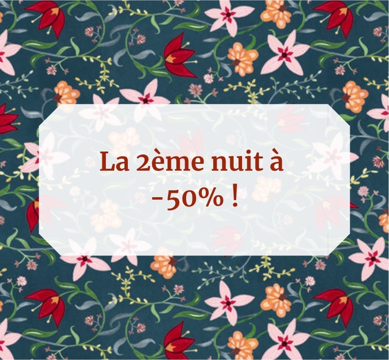 Moins 50% pour profiter du Printemps !