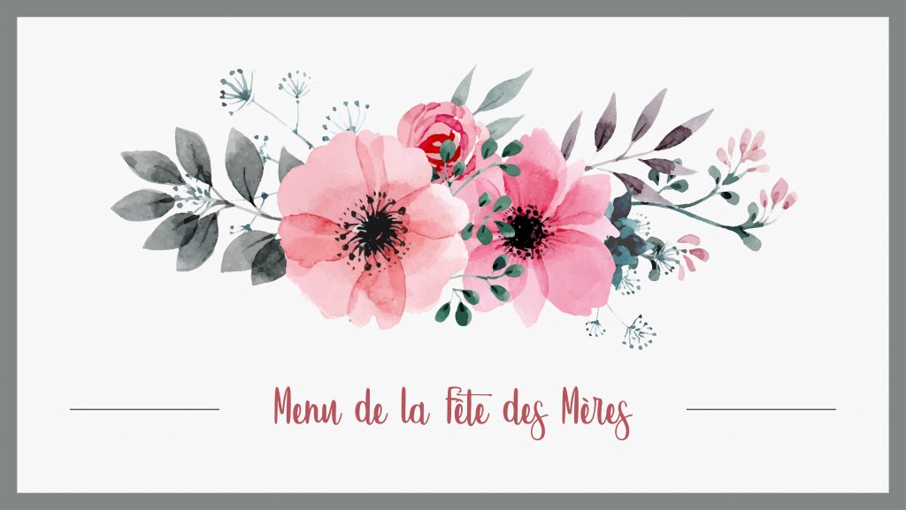 Menu de la Fête des Mères