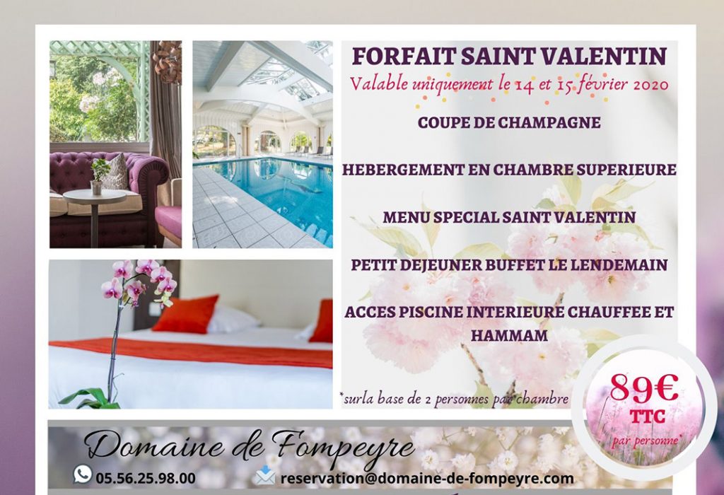 SAINT VALENTIN le Vendredi 14 Février 2020