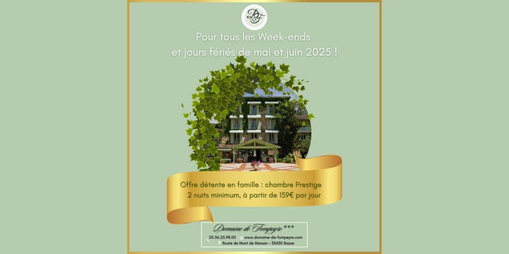Offre détente en famille !