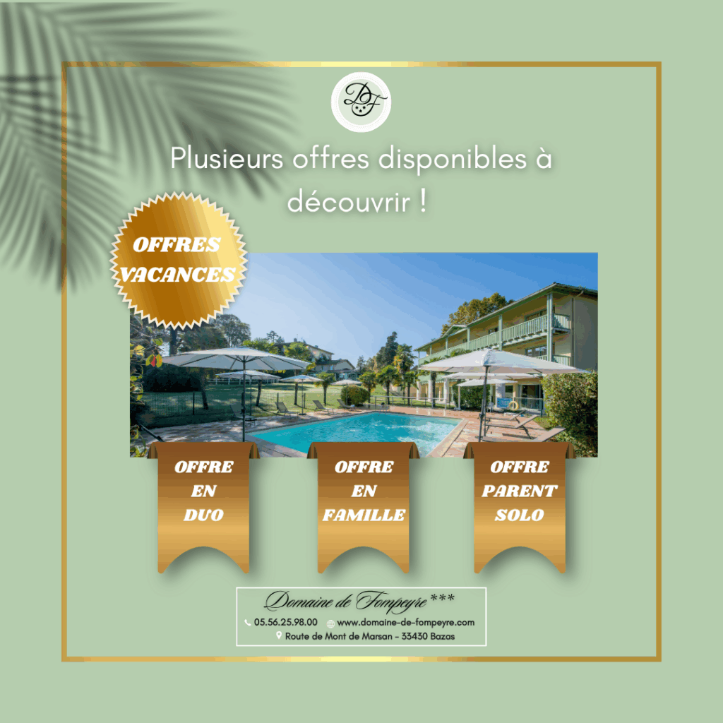 Offres vacances d’été !